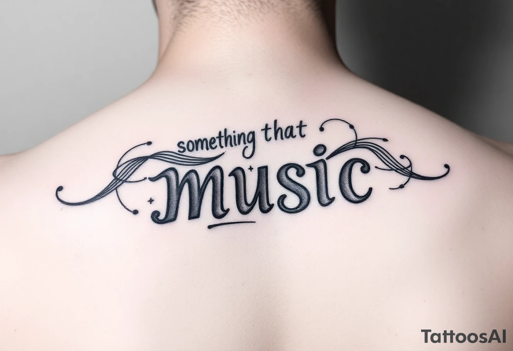 Something that represents music tattoo idea