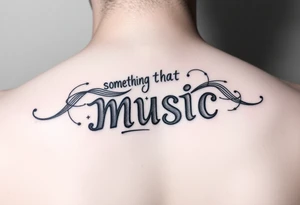 Something that represents music tattoo idea