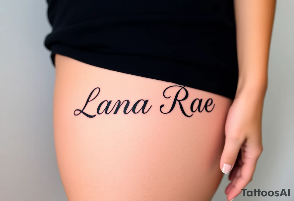 Lana Rae tattoo idea