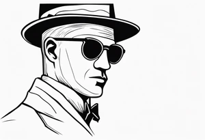 Invisible man tattoo idea