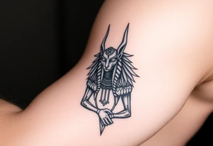 anubis with a relic tattoo idea