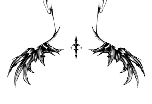 Goth and heavy metal arm 
sleeve tattoo idea