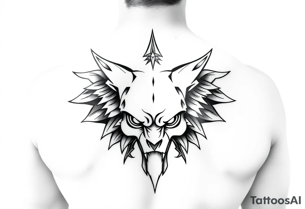 full back tattoo tattoo idea