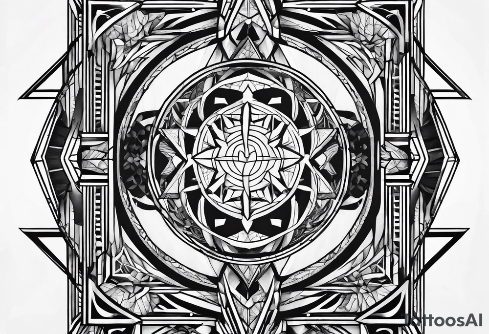 Tesseract tattoo idea
