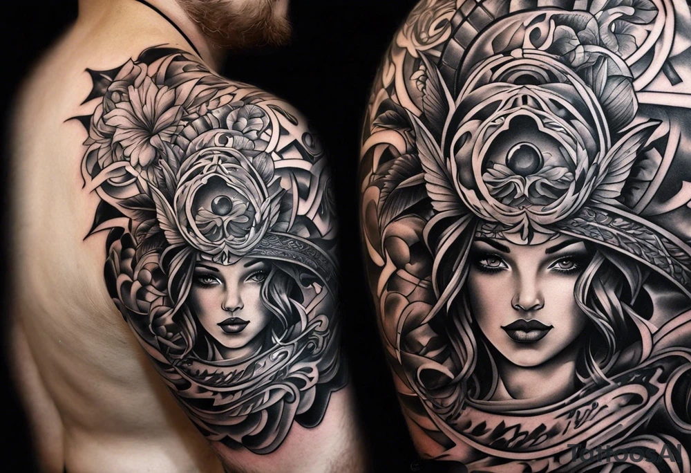 tattoo that can cover up an old tattoo.  tattoo should be focused on family with the names kaden, mason and lori within the tattoo tattoo idea