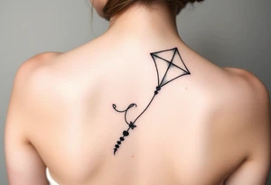 Alice in wonderland kite tattoo idea