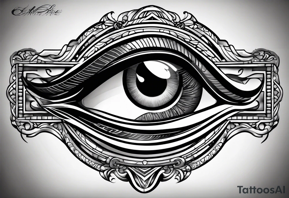 eye of horus tattoo idea