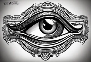 eye of horus tattoo idea