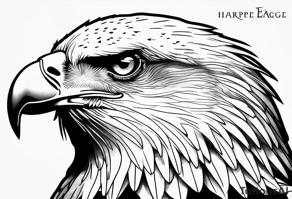 harpee eagle tattoo idea