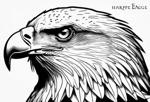 harpee eagle tattoo idea
