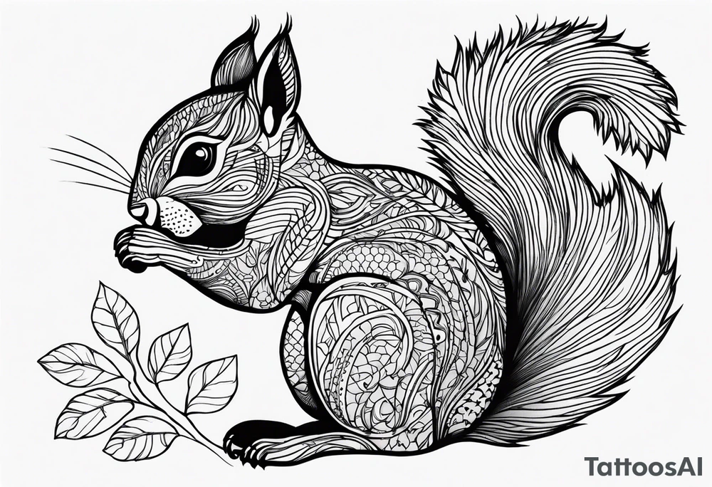 squirrels tattoo idea