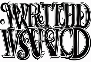 “Wretched” tattoo idea
