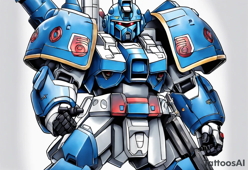 Gouf Mobile Suit tattoo idea