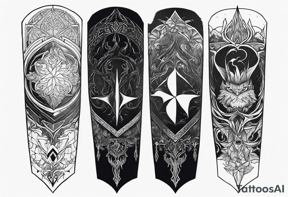 Lord of the rings forearm tattoo idea