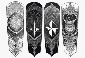 Lord of the rings forearm tattoo idea