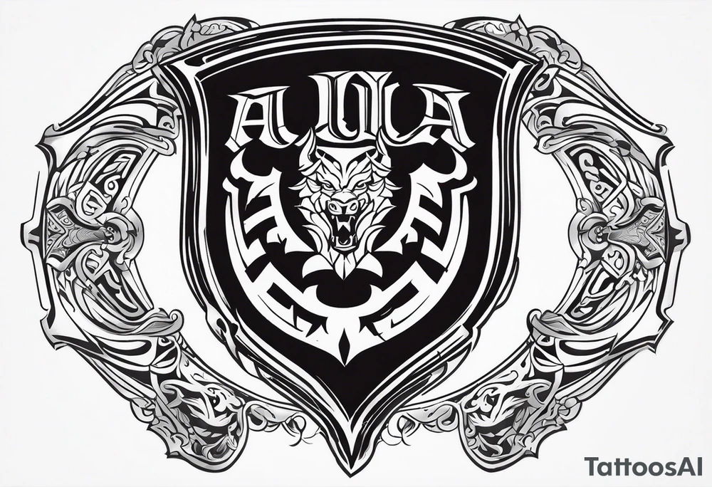 Valhalla shield tattoo idea