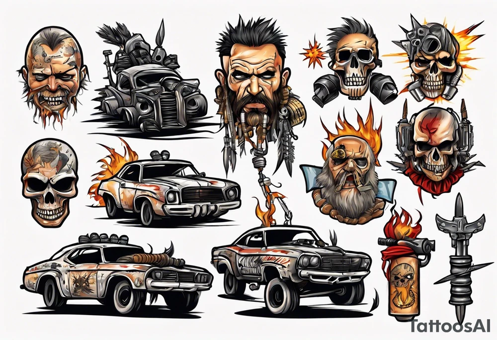 mad max fury road tattoo idea