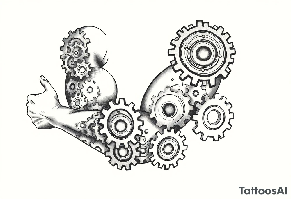 gears tattoo idea