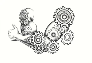 gears tattoo idea