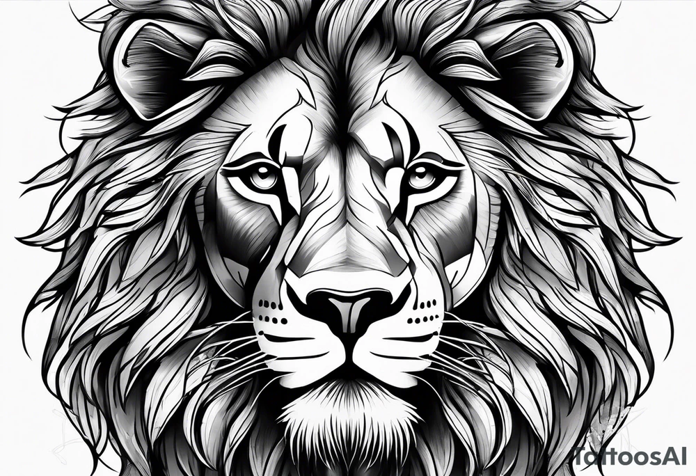 Lion tattoo idea