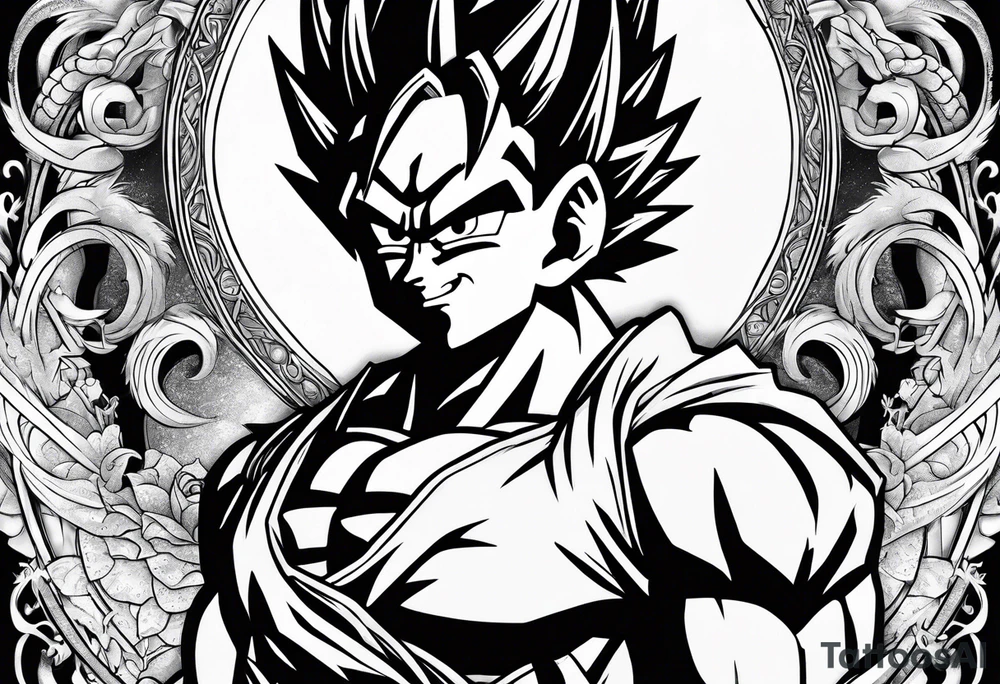 dragon ball tattoo idea