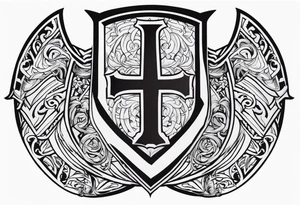 Valhalla  shield tattoo idea