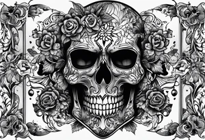 Scary tattoo that represents bipolar disorder tattoo idea