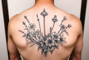 Sexy full back tattoo garden of eden⁹ tattoo idea