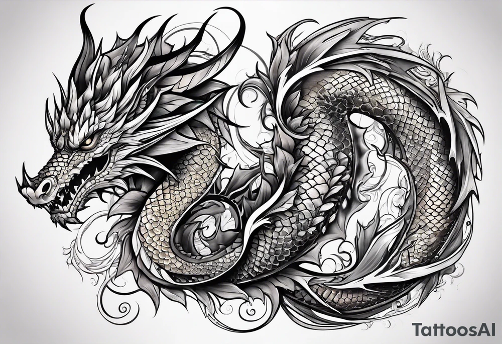 dragon tattoo idea