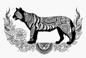 Animal Print tattoo idea