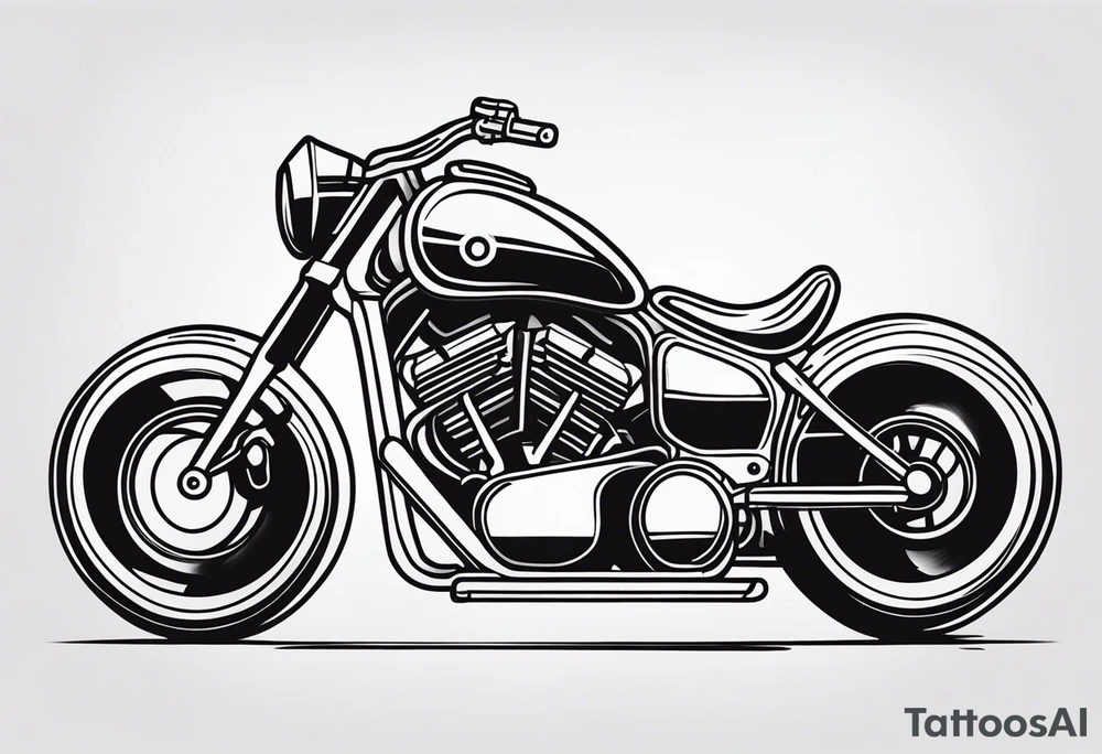 Octoboss motorcycle tattoo idea