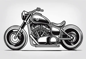 Octoboss motorcycle tattoo idea