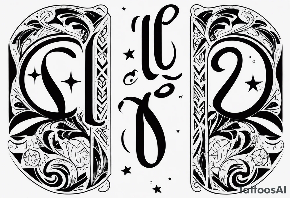 Virgo and Scorpio tattoo idea