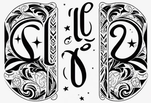 Virgo and Scorpio tattoo idea