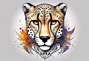 Cheetah tattoo idea