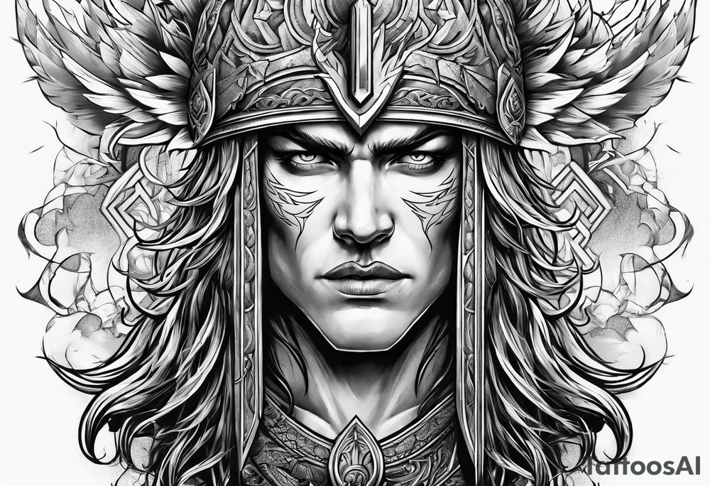 Valhalla lightning tattoo idea