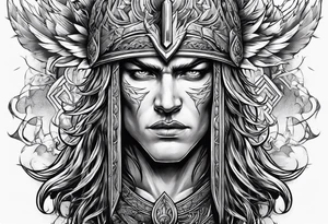 Valhalla lightning tattoo idea