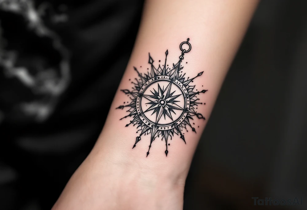 Compass tattoo idea