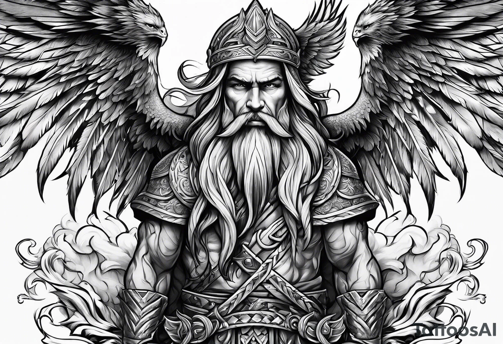 Valhalla fire tattoo idea