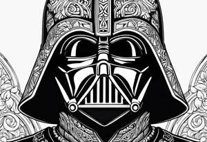 Sith Lord Helmet tattoo idea