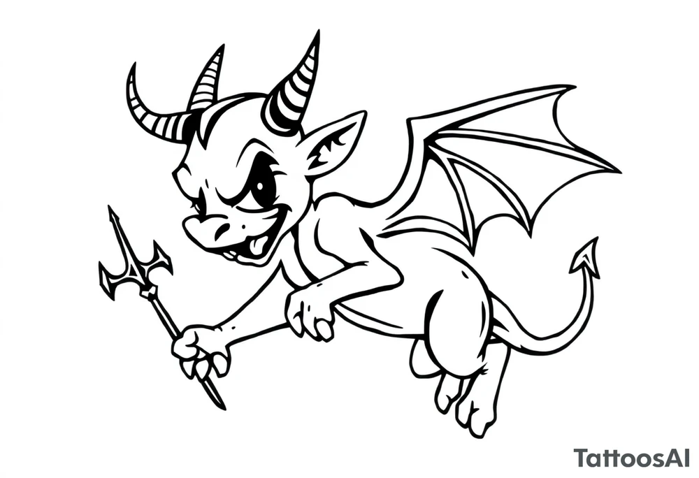 Devil tattoo idea