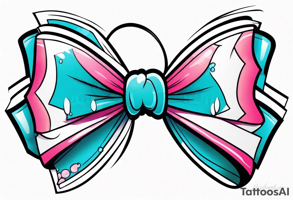 Girly bow tattoo idea