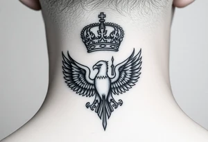 St. George 
Russian imperial crown above the eagle
Russian sabre
The Kremlin or St. Basil's Cathedral scene tattoo idea