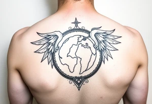 capricorn, virgo, earth, love tattoo idea