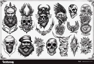 american
brothers tattoo idea