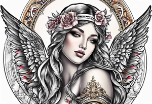 angel tattoo idea