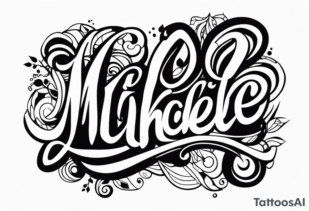 My kids names Michael and Mikeyla tattoo idea