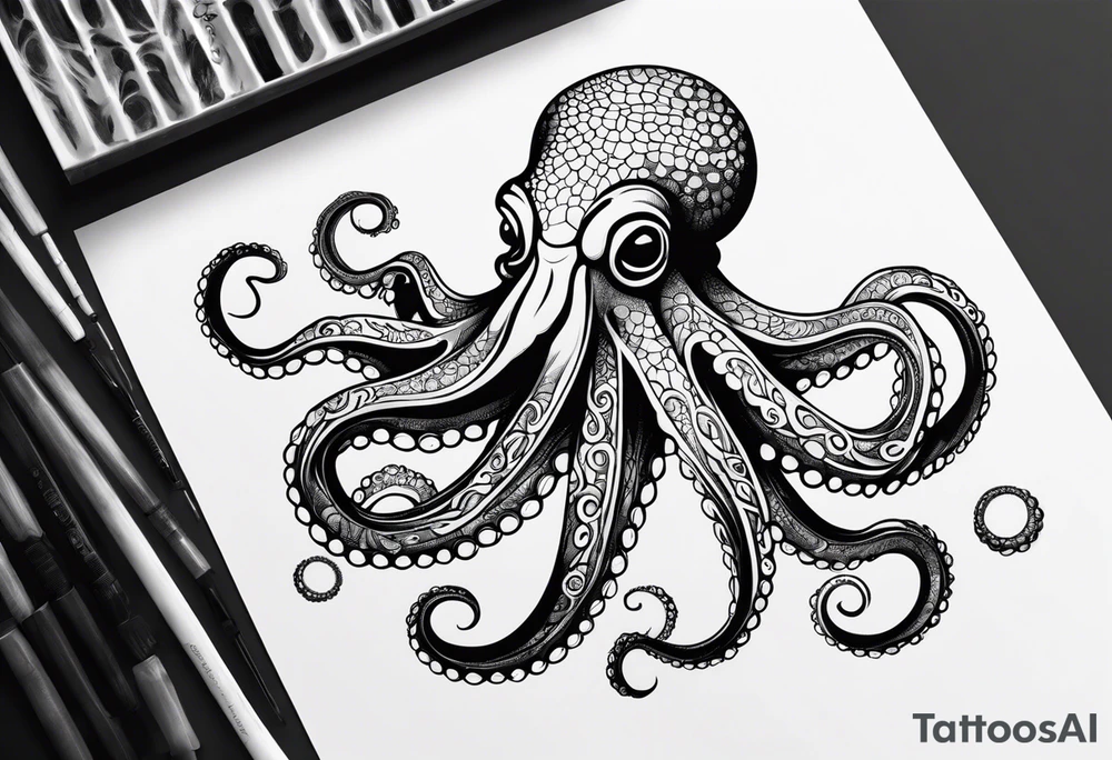 octopus tattoo idea