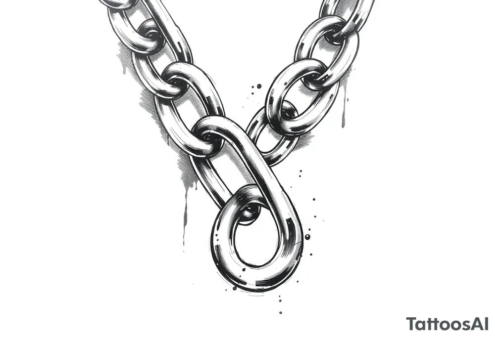 Chain tattoo idea
