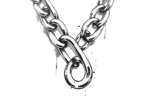 Chain tattoo idea